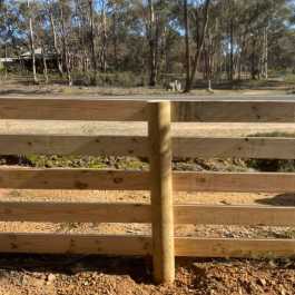 five rail post and rail fence installed in columbus ohio