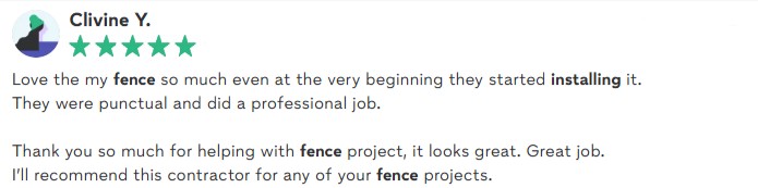 Central-Ohio-Fence-Columbus-OH-review-2 five star review for the best fence company in Newark