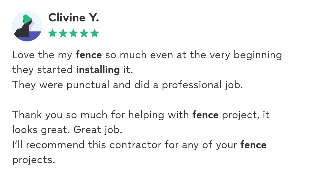 central ohio fence llc review 2 5 star review for fence installation in Columbus by Central Ohio Fence LLC